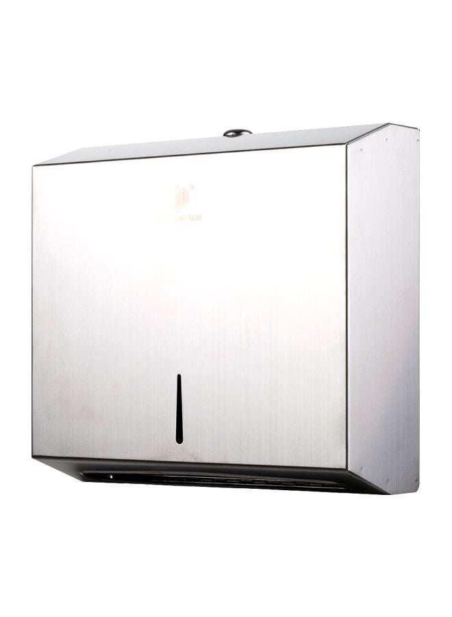 CHUANGDIAN - Wall-Mounted Tissue Dispenser Silver 282x100x260mm - Image 1