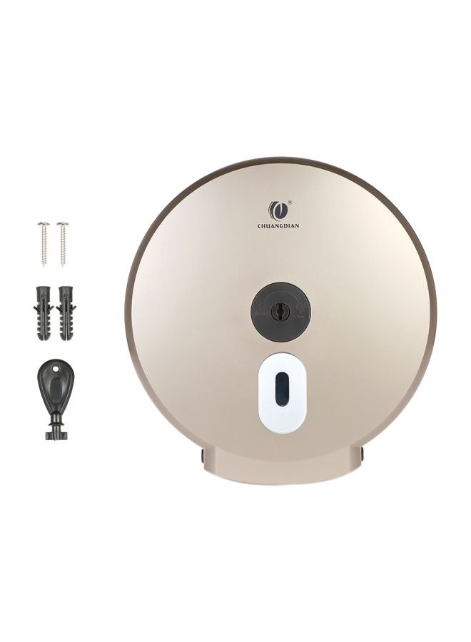 شوانجديان موزع مناديل ورقية يثبت على الجدار الشمبانيا الذهب 270x120x280مم - Image 1