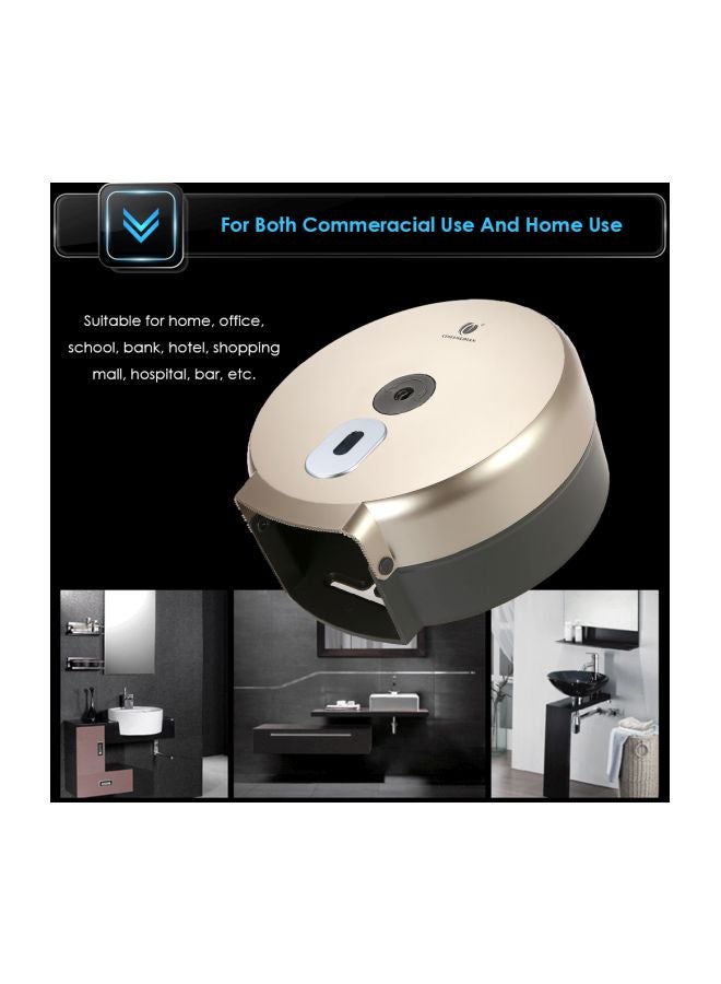 شوانجديان موزع مناديل ورقية يثبت على الجدار الشمبانيا الذهب 270x120x280مم - Image 3