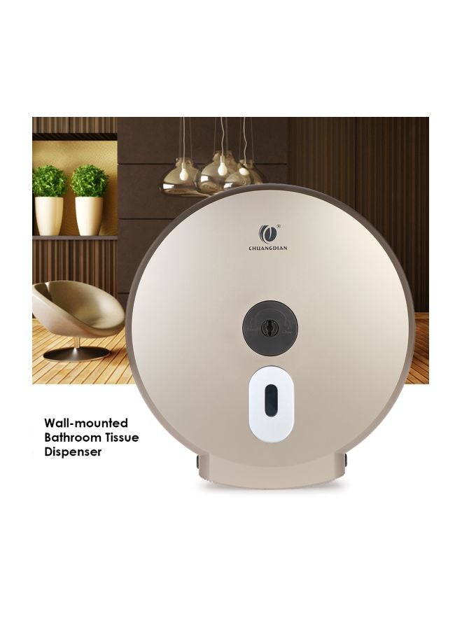 شوانجديان موزع مناديل ورقية يثبت على الجدار الشمبانيا الذهب 270x120x280مم - Image 4