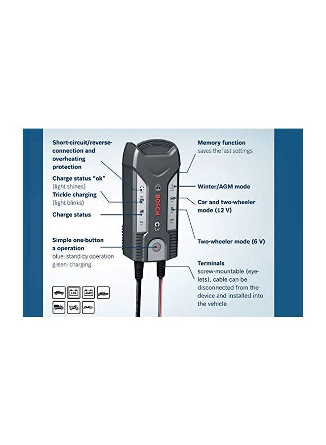 BOSCH Car Battery Charger - Image 3