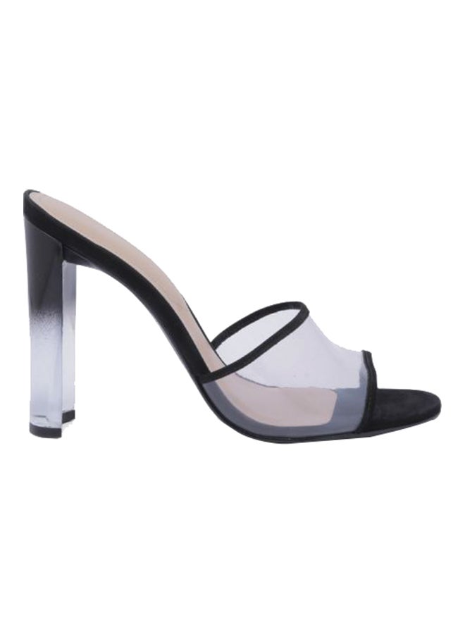 ALDO - Transparent High Heel Sandals Clear/Black - Image 1