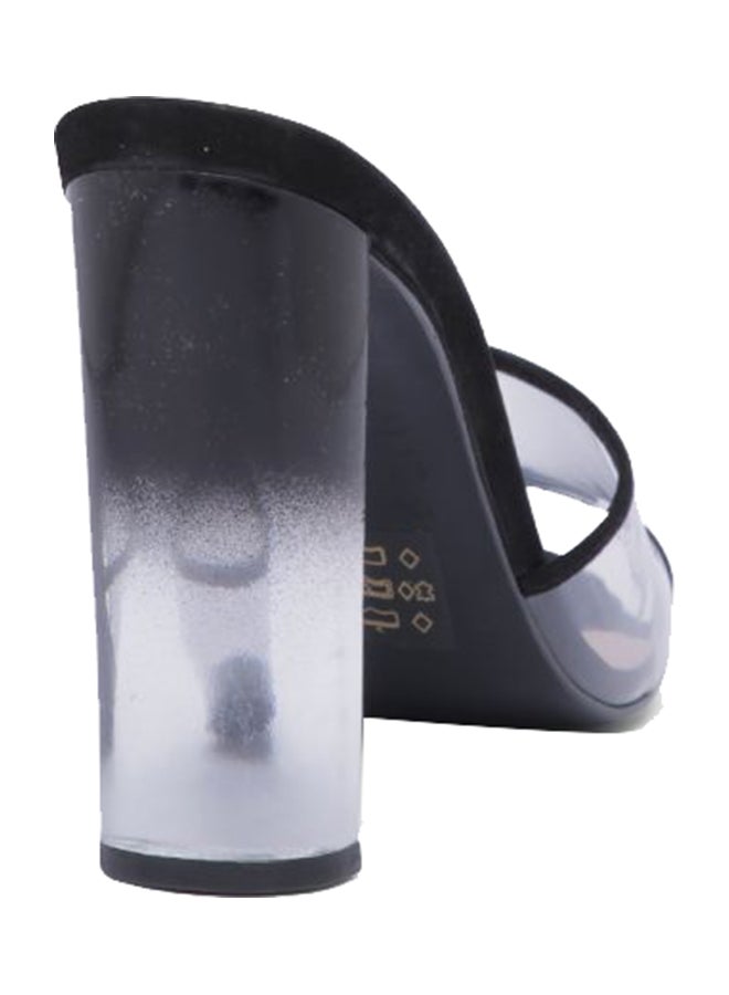 ALDO - Transparent High Heel Sandals Clear/Black - Image 1