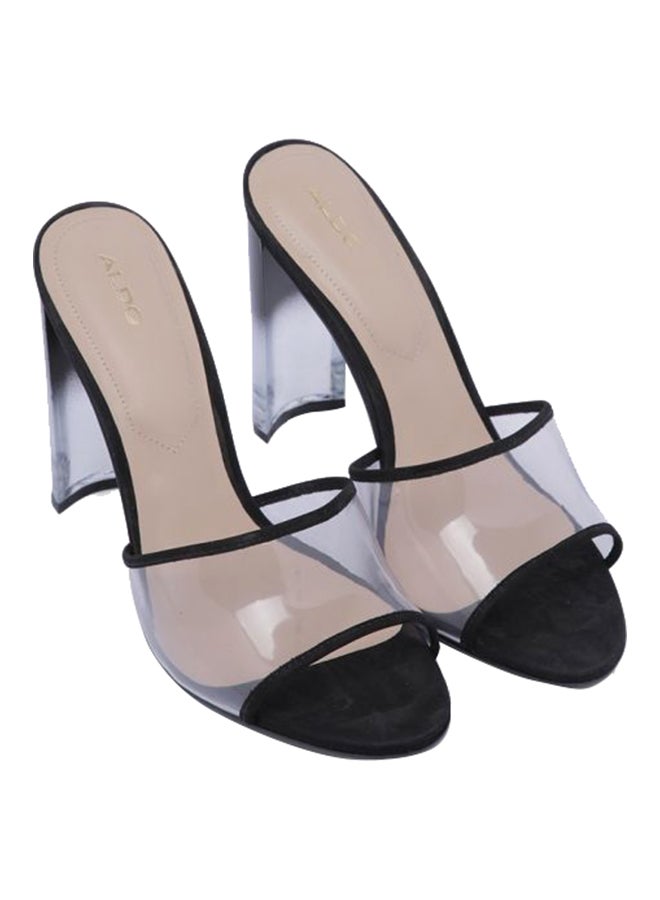 ALDO - Transparent High Heel Sandals Clear/Black - Image 1