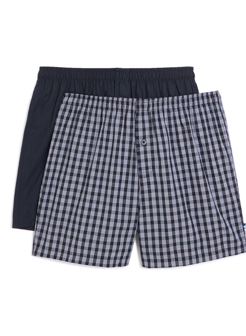 JOCKEY 2 Pack Boxer Shorts Assorted Color/Print  - Image 1