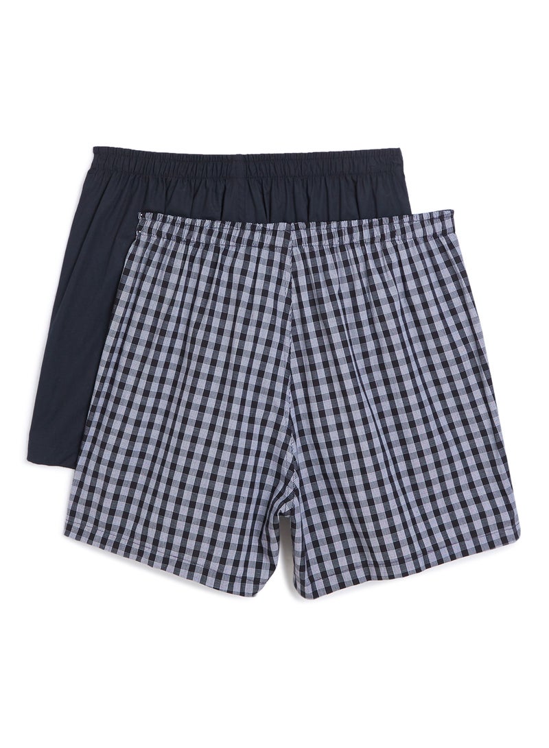 JOCKEY 2 Pack Boxer Shorts Assorted Color/Print  - Image 2