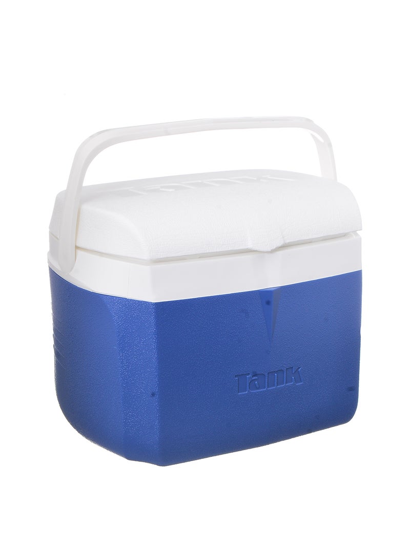 TANK Polyethylene Super Cooler Ice Box Blue/White - Image 1