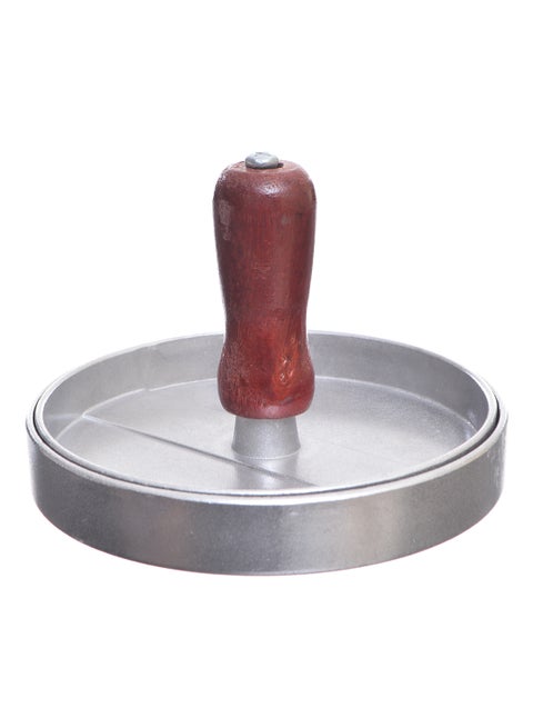 Burger Press Meat Poultry Silver/Brown 11inch