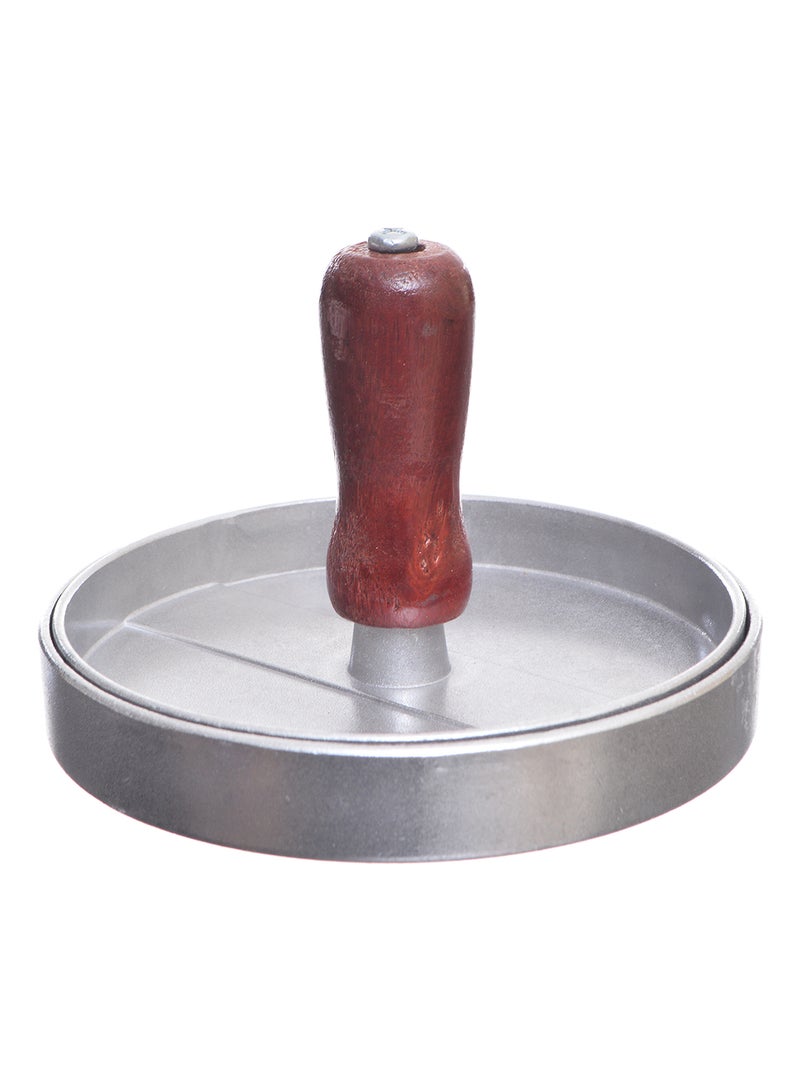 Generic - Burger Press Meat Poultry Silver/Brown 11inch - Image 1