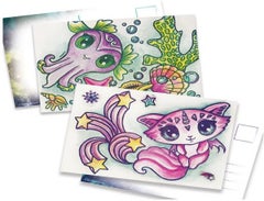 Nebulous Stars Watercolor Postcard Set  - Image 2