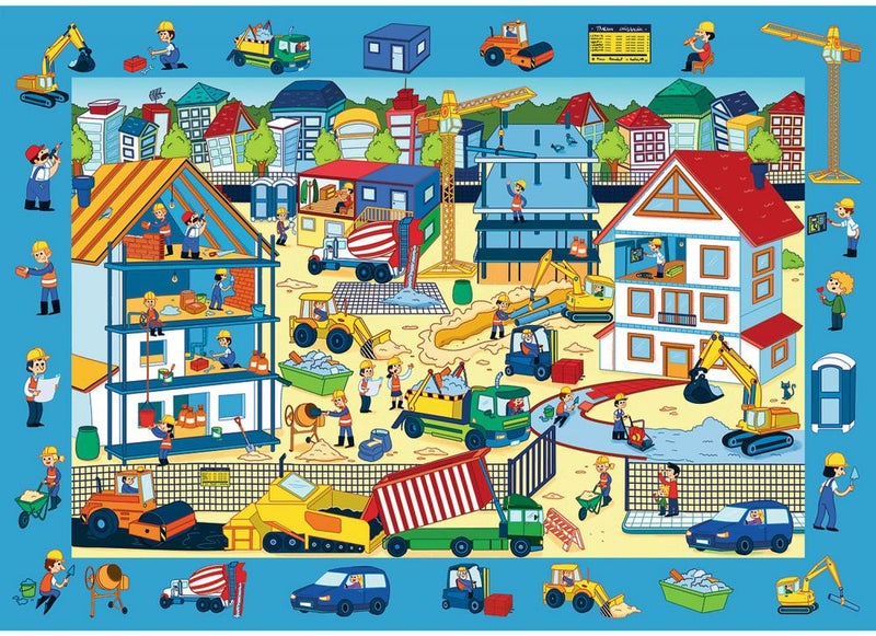 Trefl 70-Piece Visit The Construction Site Puzzle Set - Image 2
