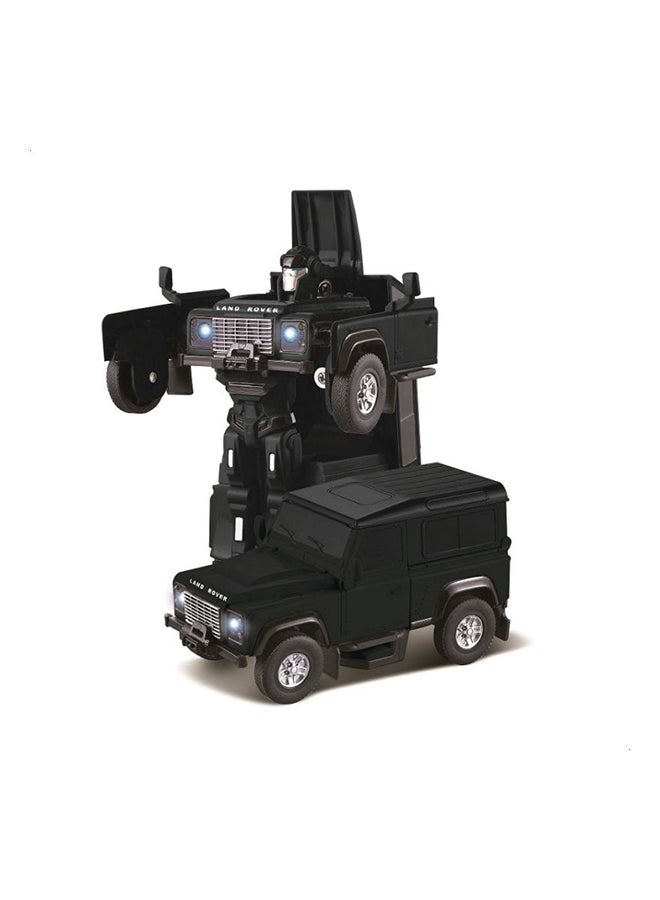 Transformable Land Rover Defender Radio Controlled Car 9.6x10.3x14.5cm