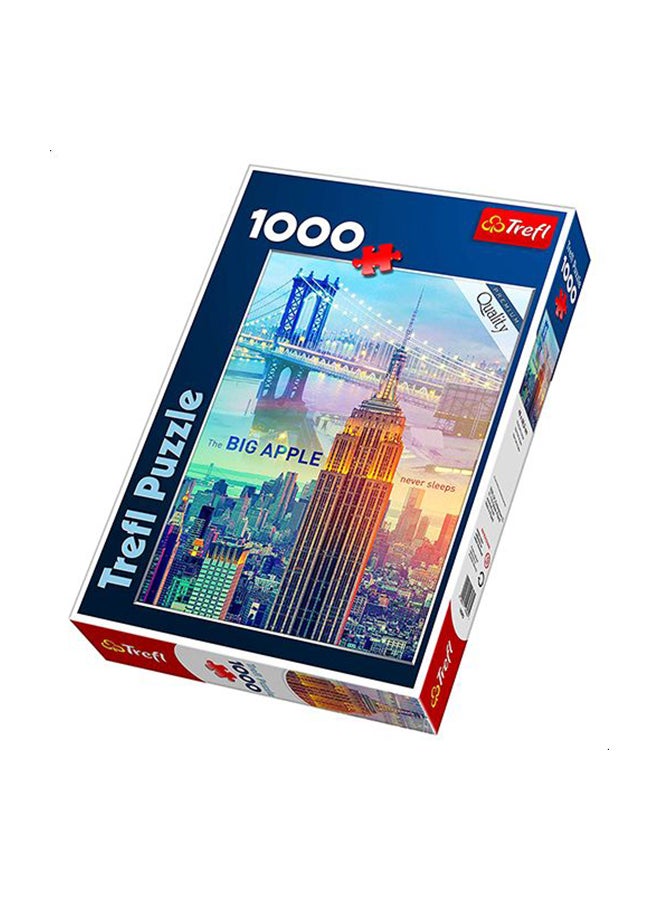 1000-Piece New York At Dawn Jigsaw Puzzle Set 18.9x0.08x26.77inch - v1591531678/N37883775A_1