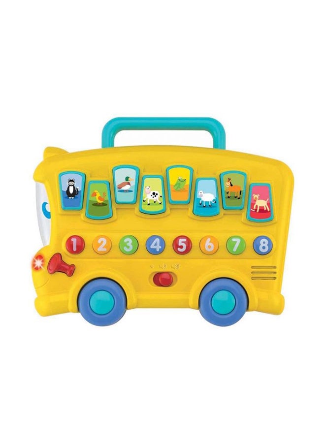 وينفان حافلة لعبة تصدر أصوات حيوانات أصفر