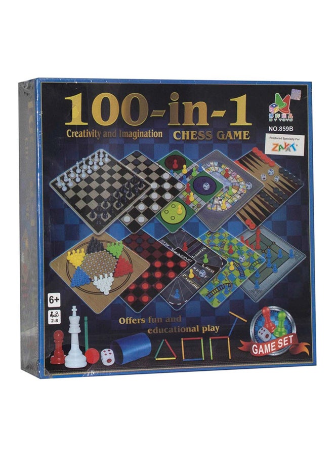 زيات لعبة الشطرنج اللوحية 100 في 1 