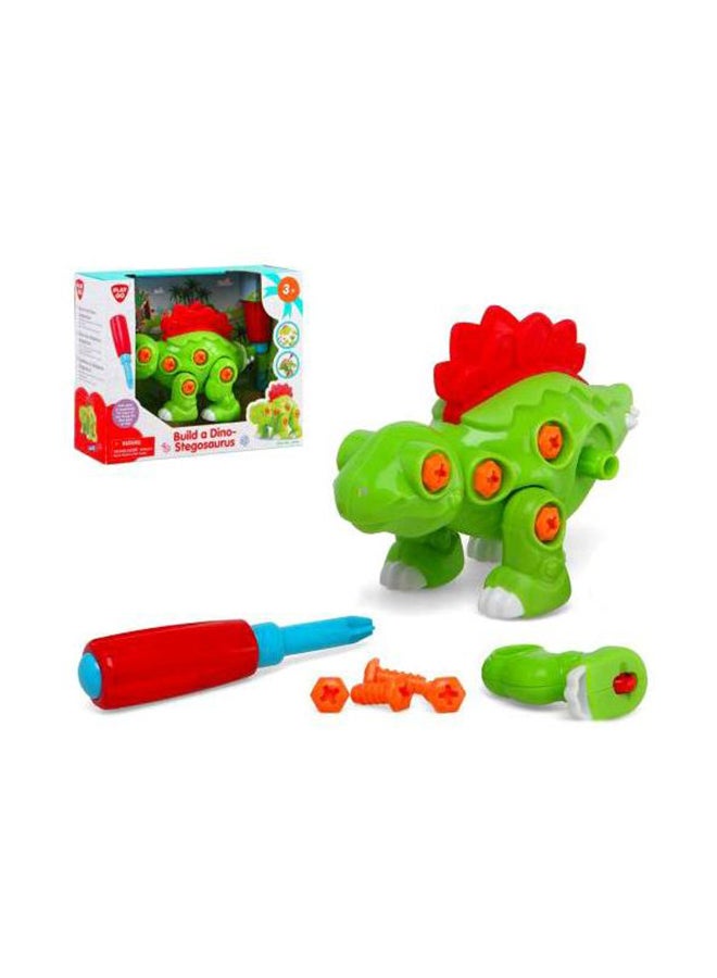 PLAYGO 4892401020468 Build a Dino Stegosaurus 3+ Years 