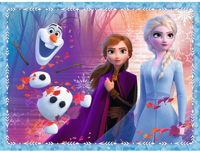 Trefl 102-Piece 2-In-1 Frozen Mysterious Land Puzzles With Memos 90814 - Image 2