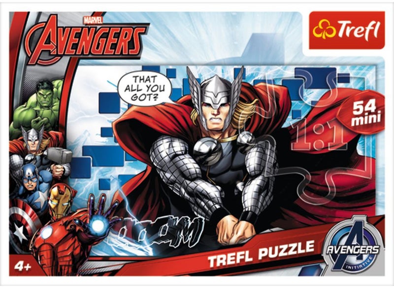 تريفل مجموعة أحجية تركيب الصور بتصميم مستوحى من كرتون "Avengers" من مارفل مكونة من 54 قطعة طراز 61092 - Image 2