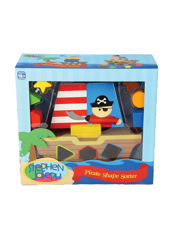 Stephen Joseph Pirate Shape Sorter SJ112729  - Image 1