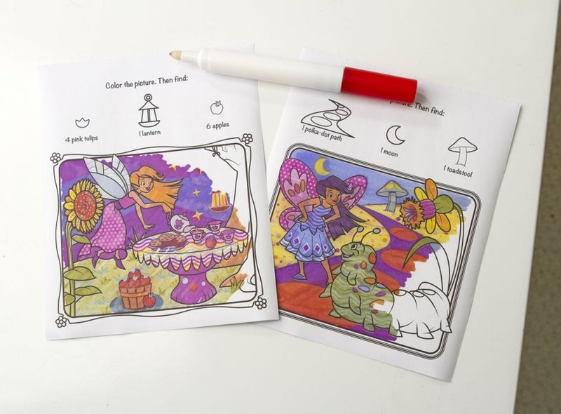 Melissa & Doug Fairy On The Go Colour Blast Activity Book 772053556 Multicolour - Image 2