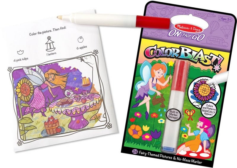 Melissa & Doug Fairy On The Go Colour Blast Activity Book 772053556 Multicolour - Image 3
