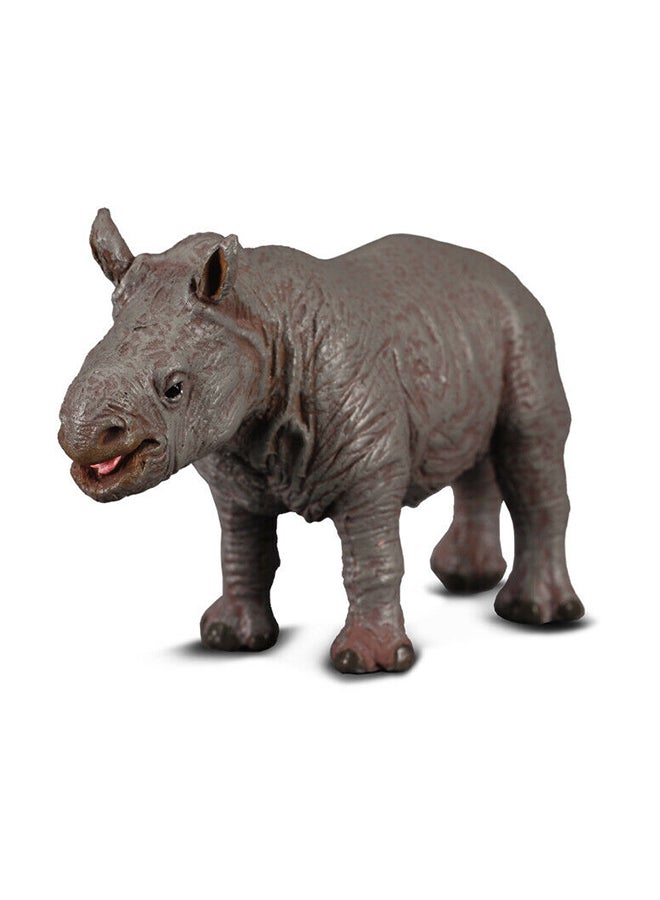 CollectA - White Rhinoceros Calf Figure 88089 7x2.5x4cm - Image 1