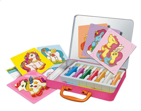 4M طقم طلاء للنوافذ بتصميم يونيكورن متعدد الألوان - Image 2