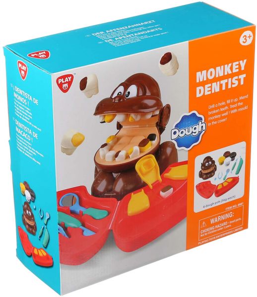 Monkey Dentist With Dough Set 8680 27.8x11.2x28.4cm