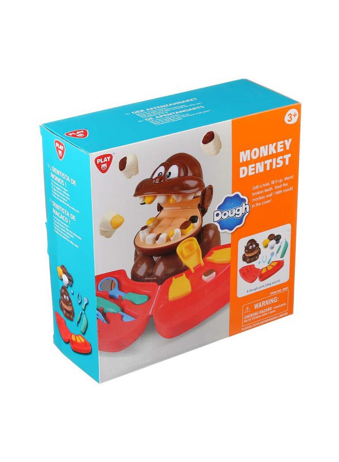 Monkey Dentist With Dough Set 8680 27.8x11.2x28.4cm