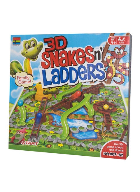 3D Snakes And Ladders Board Game 007-82
