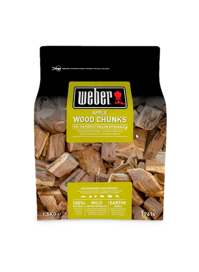 Weber Smoking Apple Wood Chunks Beige  - Image 1