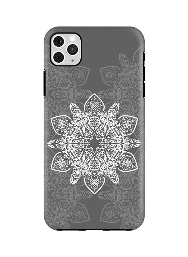 Stylizedd Protective Case Cover For Apple iPhone 11 Pro Max Grey/White