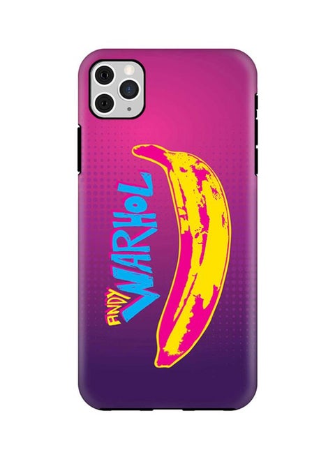 Protective Case Cover For Apple iPhone 11 Pro Max Violet/Yellow