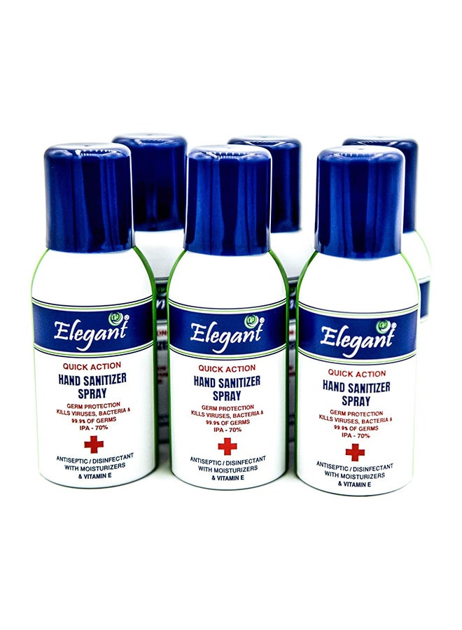 Elegant - 6-Piece Hand Sanitizer Spray 100ml - Image 1