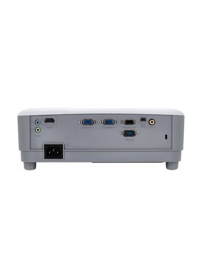 جهاز بروجيكتور للأعمال بمنظومة عرض مرئي XGA بقياس تدفق 3800 لومن طراز PA503X PA503SB أبيض/رمادي