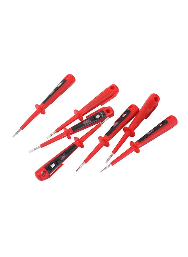 BMB tools 20-Piece Electric Voltage Tester Pen With Slotted Screwdriver Red - Image 4