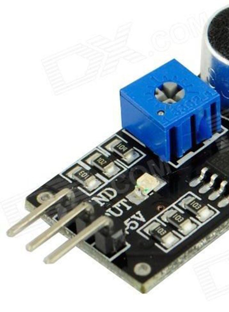 Sound Detection Sensor Module Black/Blue/Silver - Image 2