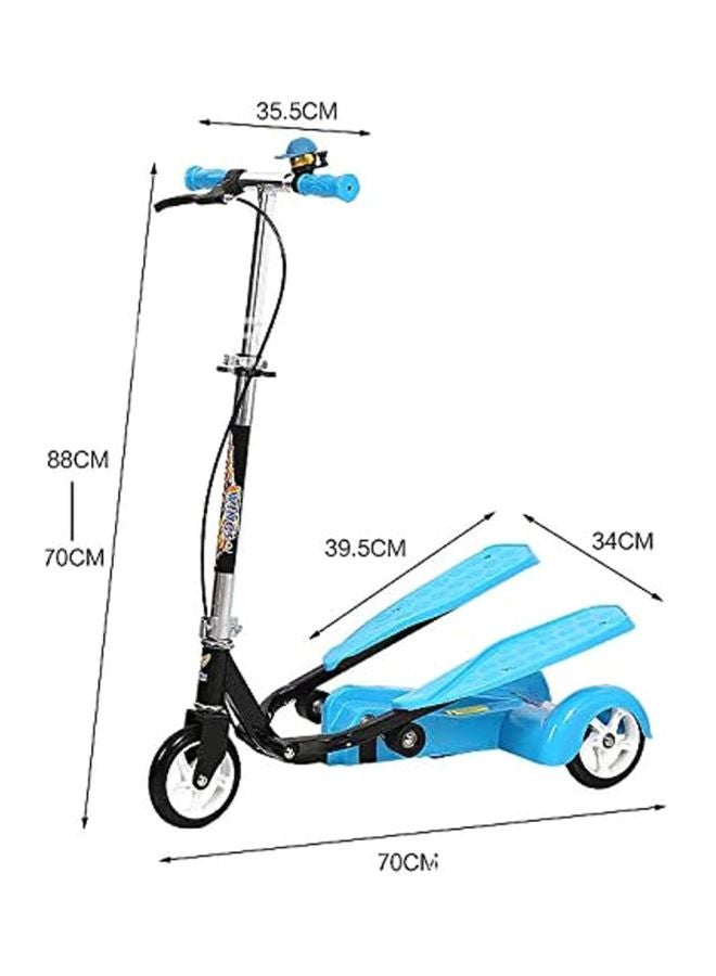 Cool Baby 3-Wheel Smart Dual-Pedal Scooter Multicolour - Image 5