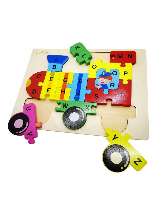 Train Wooden Jigsaw Puzzle MGZ-988 30x22.5cm - Image 2
