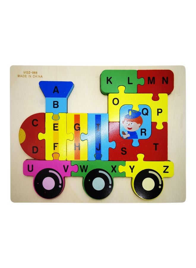 Train Wooden Jigsaw Puzzle MGZ-988 30x22.5cm - Image 1