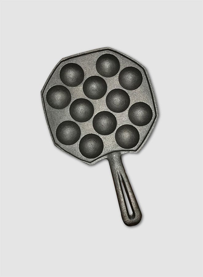 Takoyaki Baking Mould Pan Black 300x195x45mm - Image 1