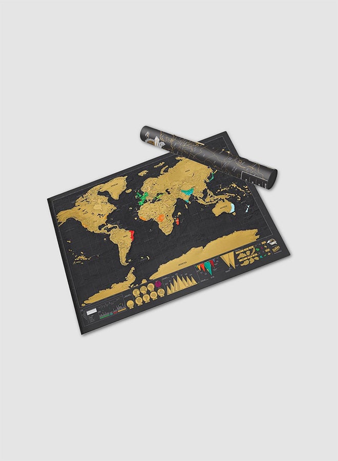 Aibecy Adventure Journal Study Map Black/Beige  - Image 1
