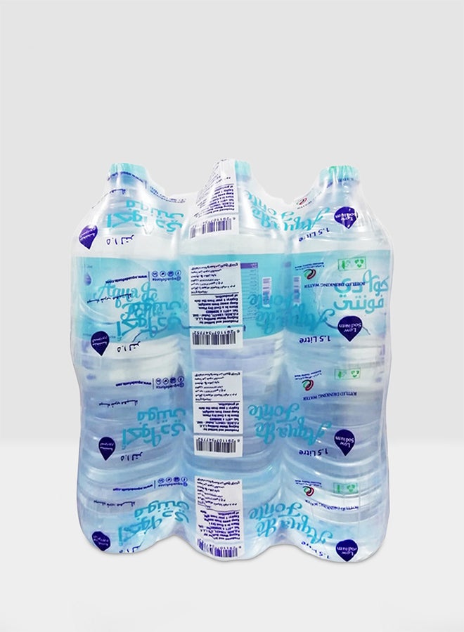 Aquadefonte - Bottled Drinking Water 1.5Liters Pack of 6 - Image 1