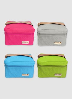 CABINA HOME Thermal Cooler Insulated Lunch Bag Green/Brown 20centimeter  - Image 1