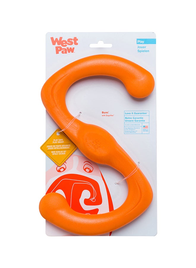 ويست باو لعبة تفاعلية على شكل كلب زوجوفليكس بومي متينة للغاية برتقالي 8بوصة