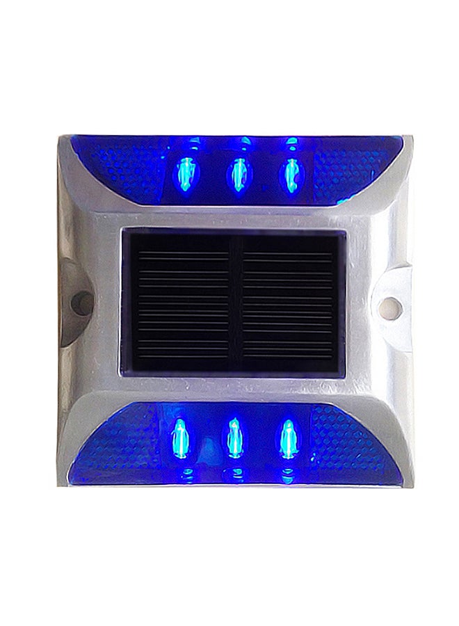 Generic Solar Powered Driveway Light With 2 Screws Blue 11x9.5x2.3cm  - Image 1