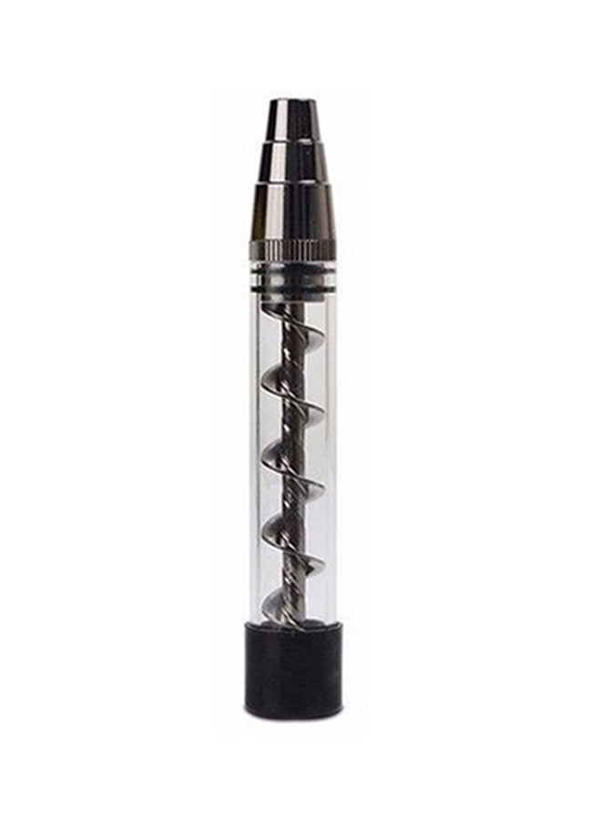 Twisty Blunt Atomized Dry Burner Mechanical Spiral Tube H20987GY Clear/Black
