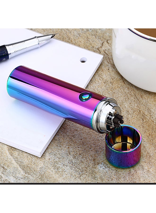 Generic USB Rechargeable Electronic Lighter Pink/Blue  - Image 2