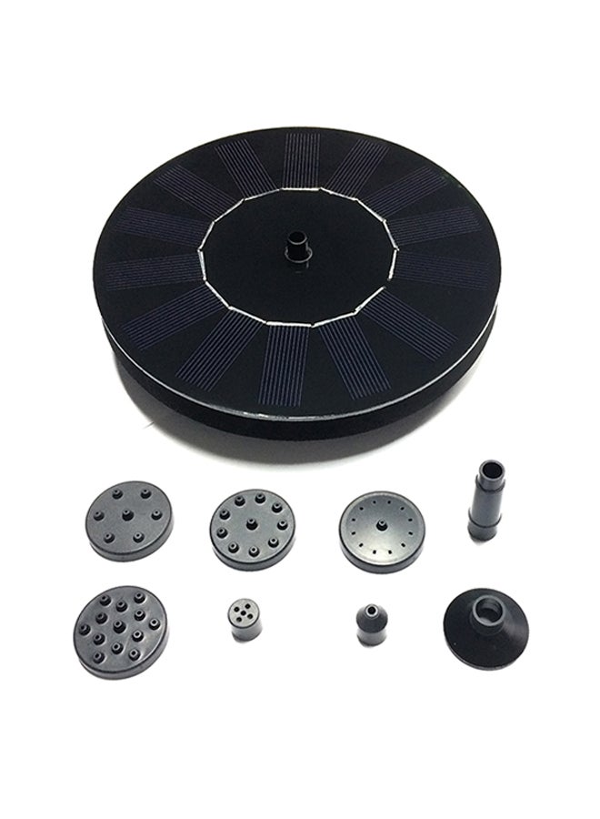 Generic Outdoor Bird Bath Fountain Pump Kit Black 