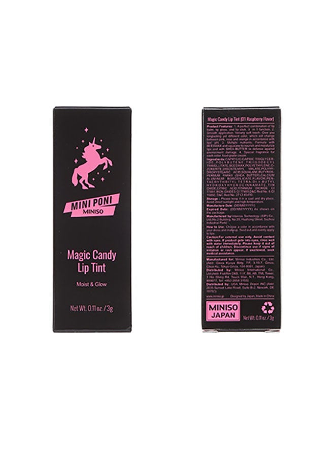 Miniso - Mini Poni Magic Candy Lip Tint 01 Raspberry Flavor - Image 1